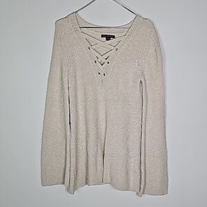 American Eagle small cream sweater